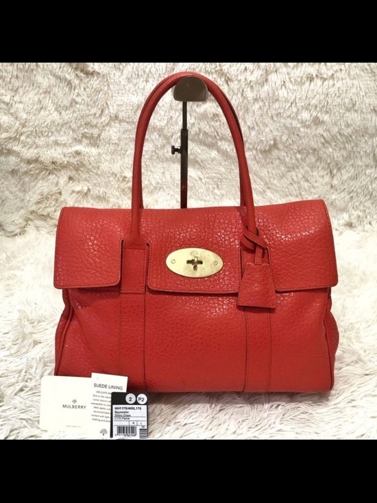 Mulberry Handbags - Mulberry Red Leather Bayswater Satchel